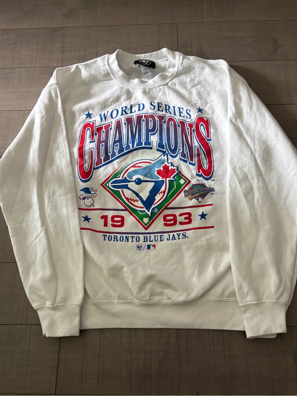 🦋47 Brand🦋-Toronto Blue Jays 1993 Champions Crewneck Sweatshirt